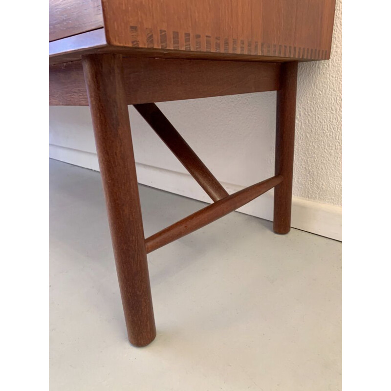 Vintage solid teak sideboard by Peter Hvidt & Orla Molgaard Nielsen for Soborg Mobler