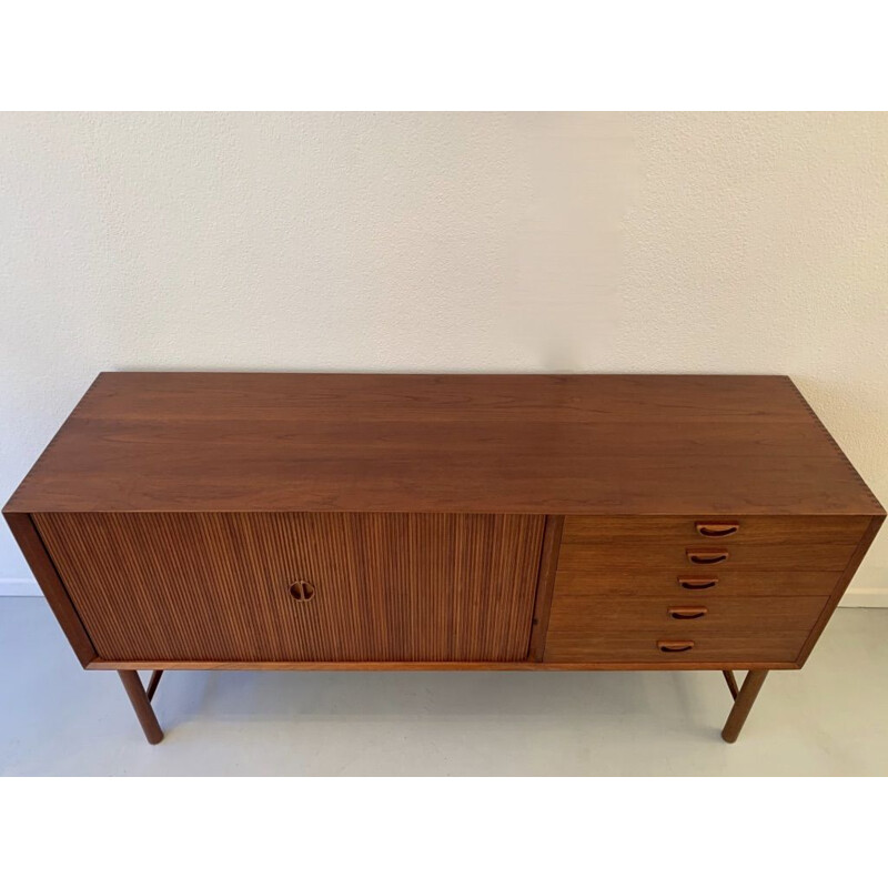 Vintage solid teak sideboard by Peter Hvidt & Orla Molgaard Nielsen for Soborg Mobler