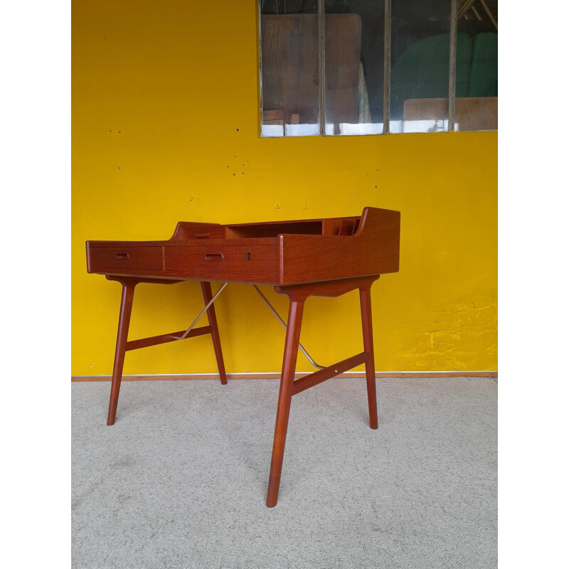 Vintage desk with drawers "56" by A.W Iversen for Vinde Mobelfabrik, Denmark 1960