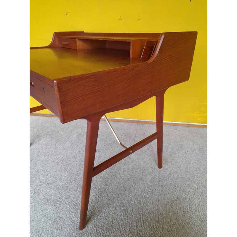 Vintage desk with drawers "56" by A.W Iversen for Vinde Mobelfabrik, Denmark 1960