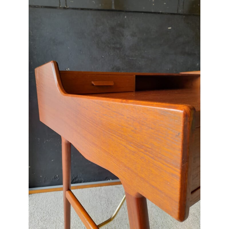 Vintage desk with drawers "56" by A.W Iversen for Vinde Mobelfabrik, Denmark 1960