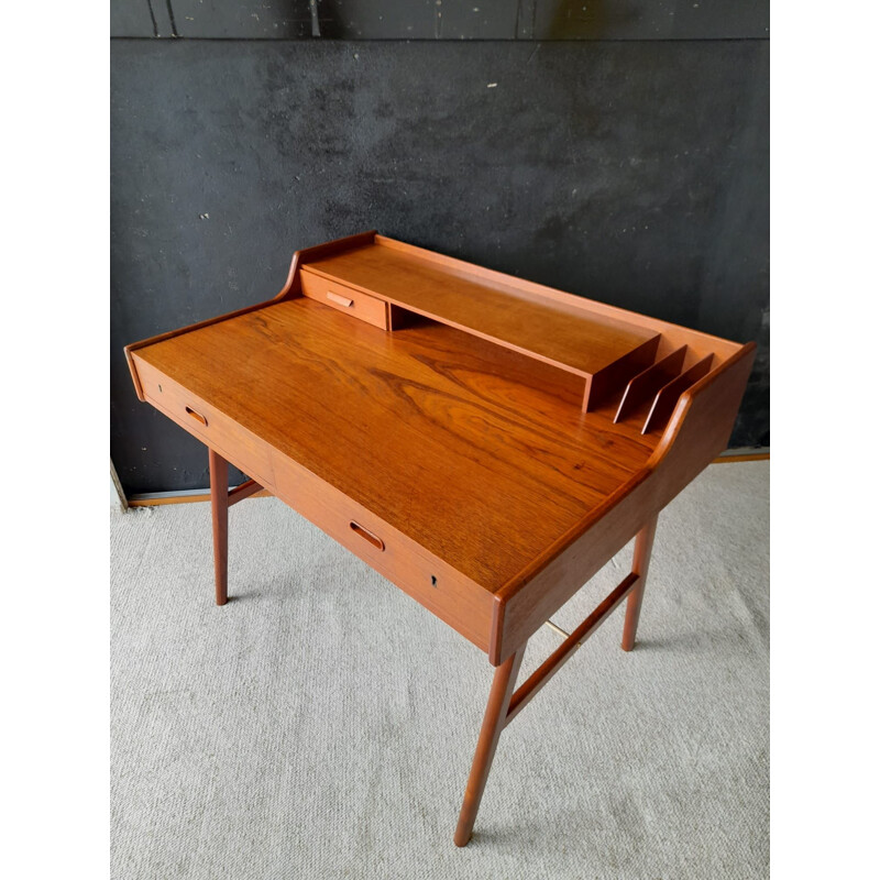 Vintage desk with drawers "56" by A.W Iversen for Vinde Mobelfabrik, Denmark 1960