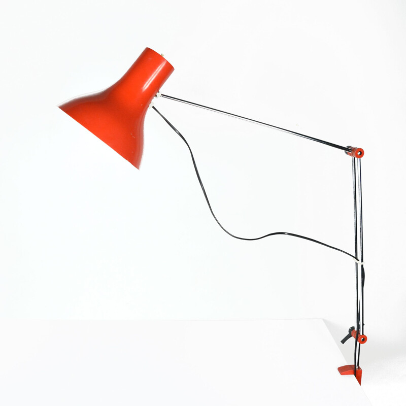 Vintage desk lamp by Josef Hurk for Napako, Czechoslovakia 1960s