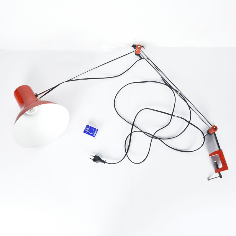 Lampe de bureau vintage par Josef Hurk pour Napako, Tchécoslovaquie 1960