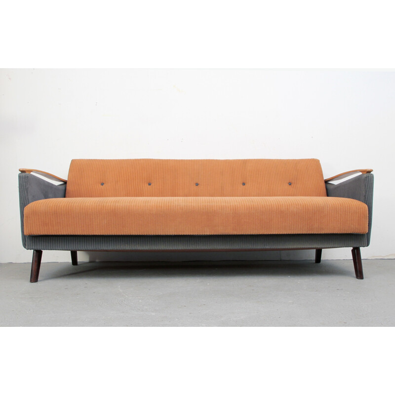 Daybed sofa in fabric - 1950s