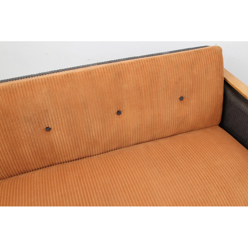 Daybed sofa in fabric - 1950s