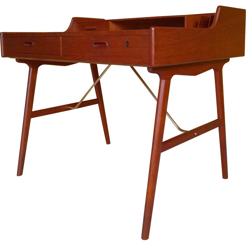 Vintage desk with drawers "56" by A.W Iversen for Vinde Mobelfabrik, Denmark 1960