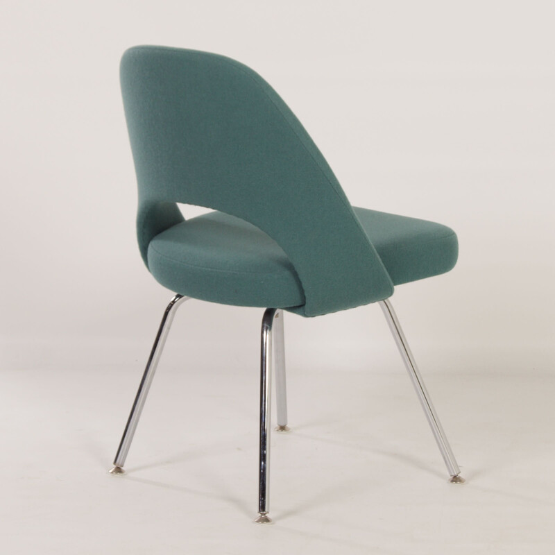 Vintage green dining chair by Eero Saarinen for Knoll, 2000s
