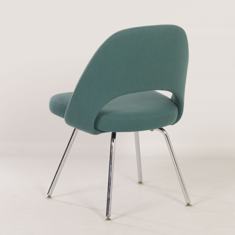 Vintage green dining chair by Eero Saarinen for Knoll, 2000s