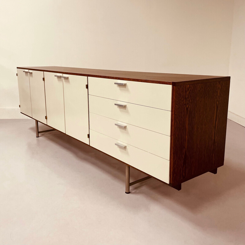 Enfilade vintage en wengé de Cees Braakman pour Pastoe, 1960