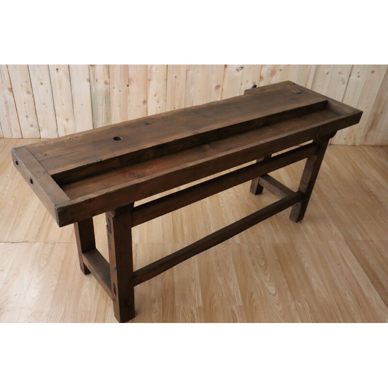 Vintage workbench in ashwood