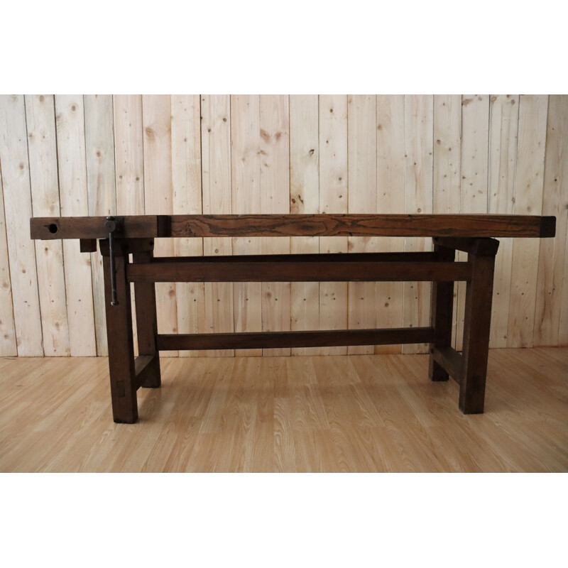 Vintage workbench in ashwood