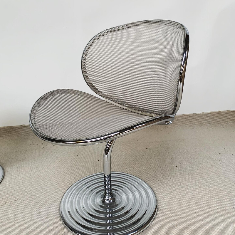 Set of 6 vintage O-Line chairs by Herbert Ohl for Wilkhahn Möbel, Germany 1982