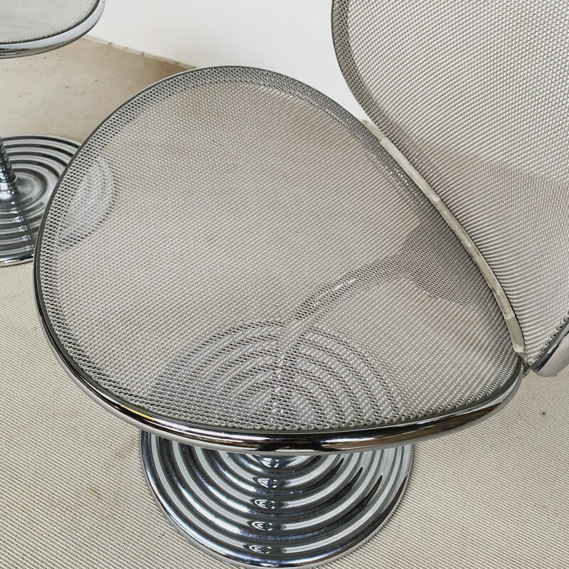 Set of 6 vintage O-Line chairs by Herbert Ohl for Wilkhahn Möbel, Germany 1982