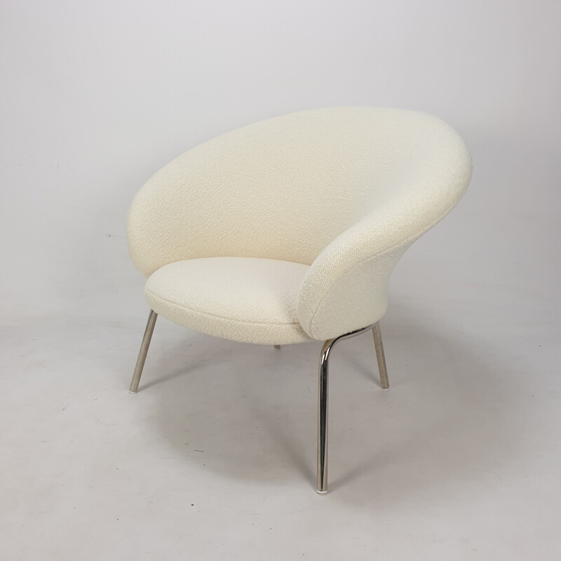 Par de poltronas de aço vintage "F570" de Pierre Paulin para Artifort, 1960