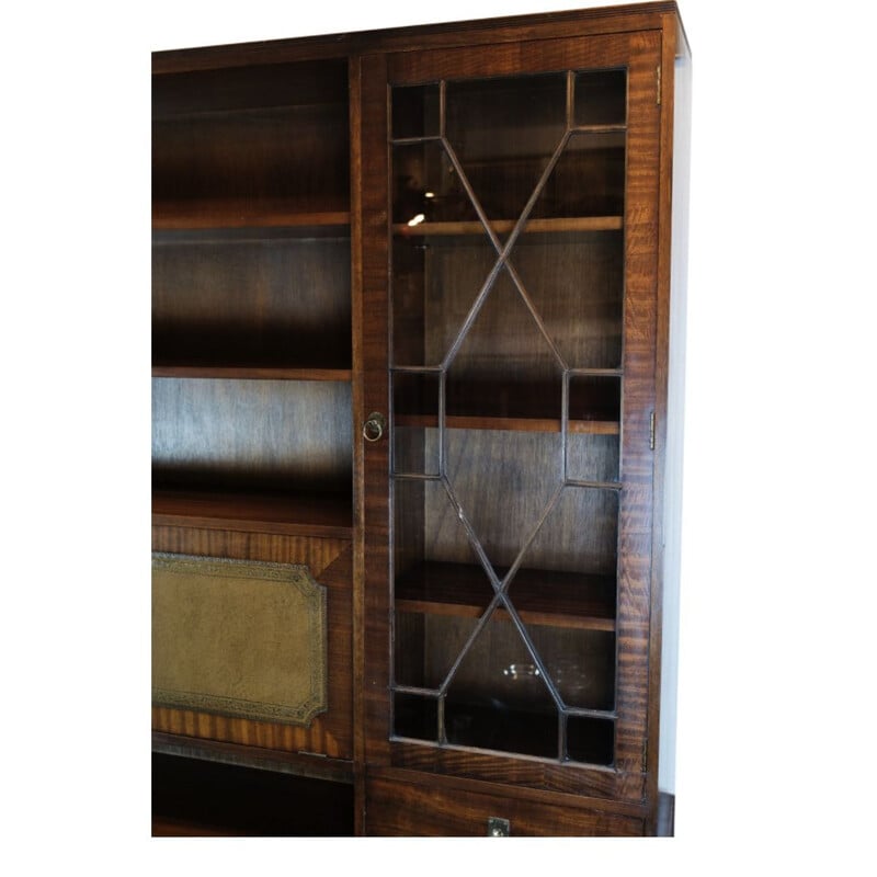 Vintage display cabinet in mahogany, 1930s