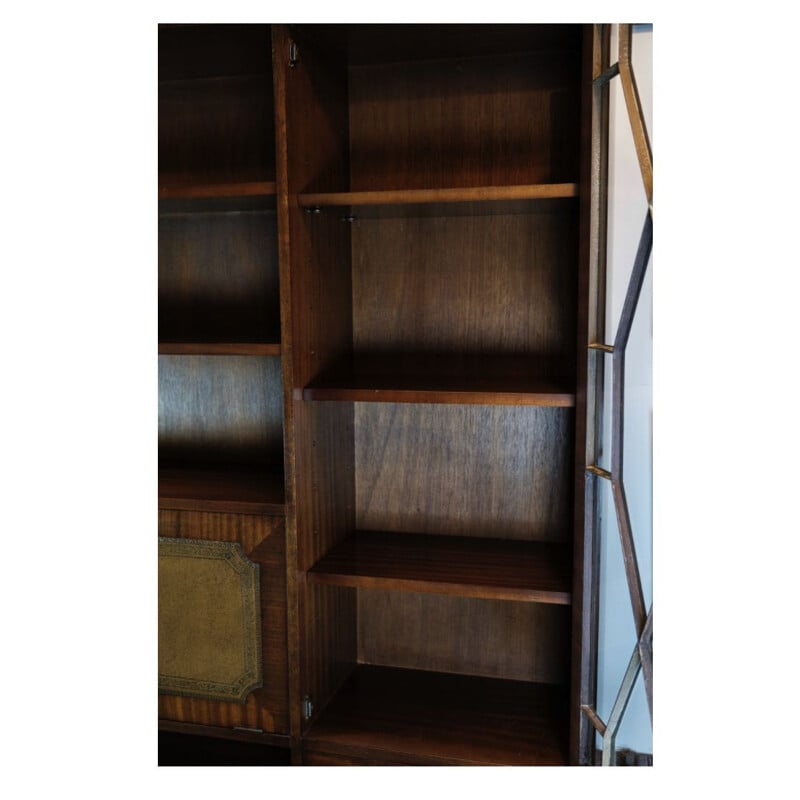 Vintage display cabinet in mahogany, 1930s