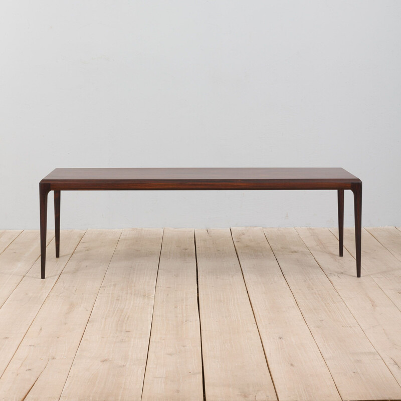 Vintage rosewood coffee table by Johannes Andersen for Cfc Silkeborg, Daneamark 1960