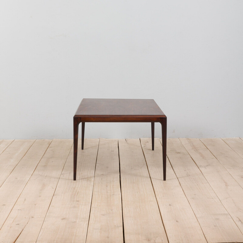 Mesa de café Vintage Rosewood de Johannes Andersen para Cfc Silkeborg, Daneamark 1960