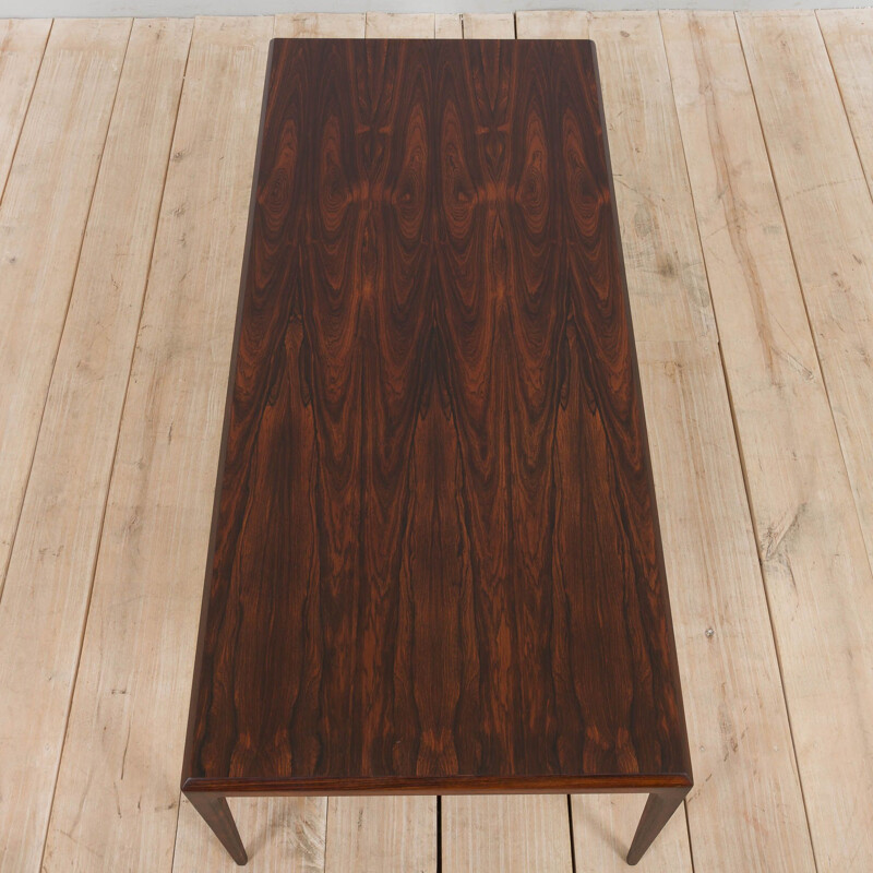 Vintage rosewood coffee table by Johannes Andersen for Cfc Silkeborg, Daneamark 1960