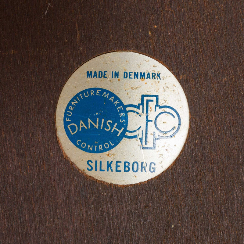Vintage palissander salontafel van Johannes Andersen voor Cfc Silkeborg, Daneamark 1960