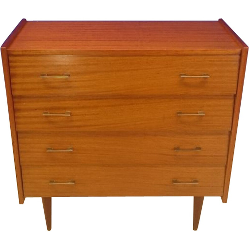 Vintage chest of drawers with 4 drawers - 1960s
