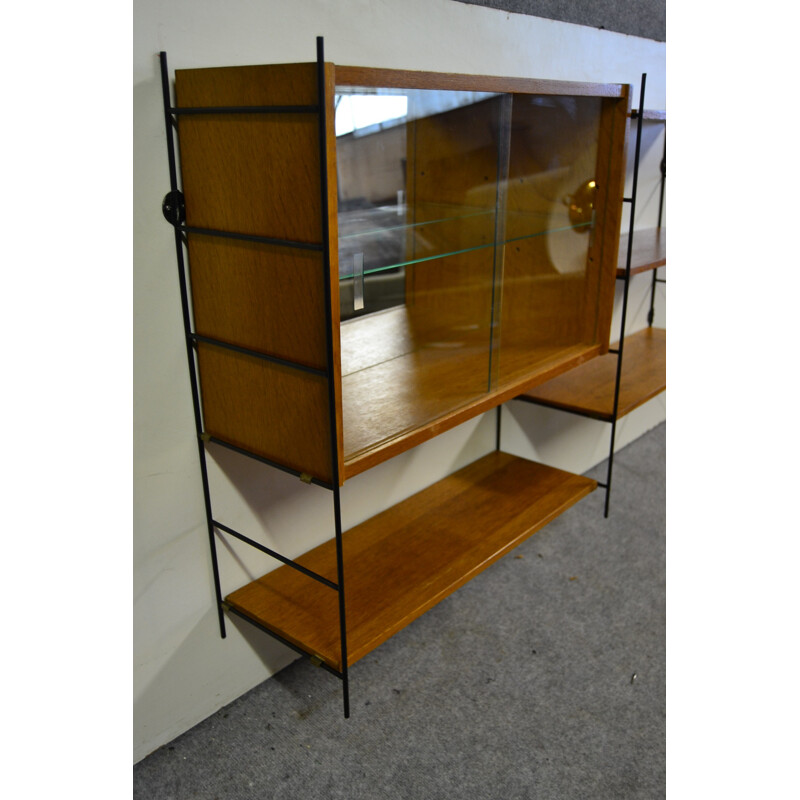String bookcase with caisson - 1960s