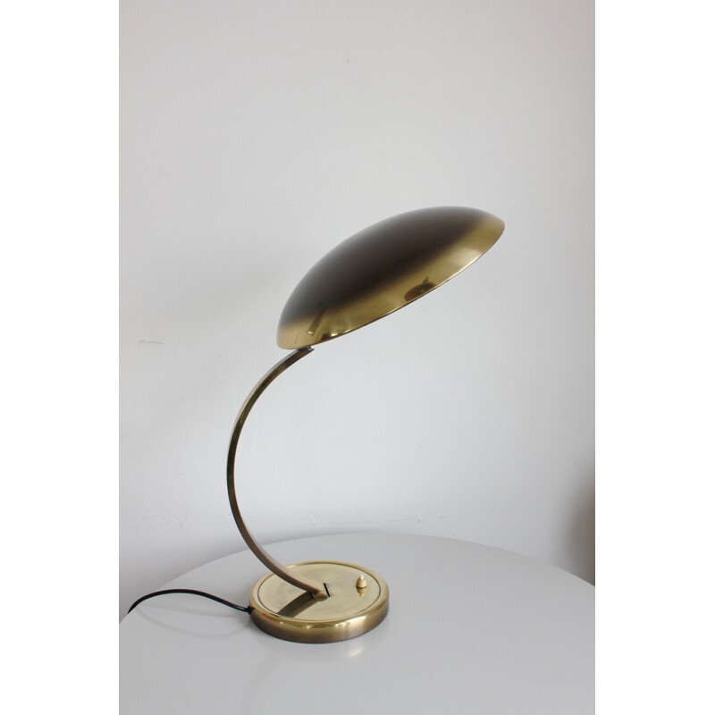 Vintage Idell 6751 brass desk lamp Bauhaus by Christian Dell for Kaiser