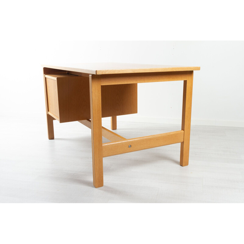 Bureau vintage en chêne "Ge 125" par Hans J. Wegner pour Getama, Danemark 1970