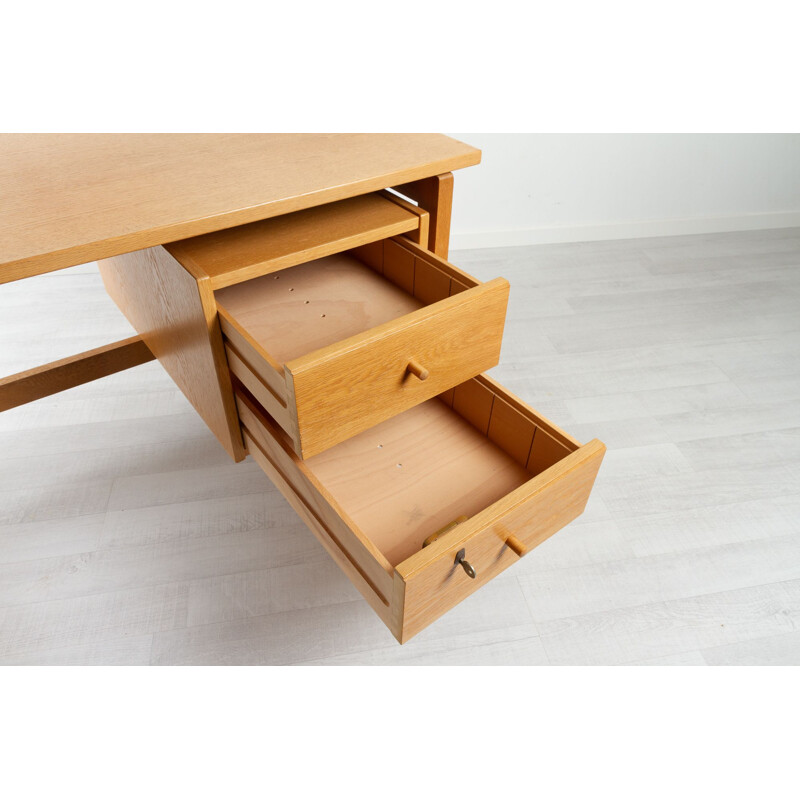 Mesa de carvalho Vintage "Ge 125" de Hans J. Wegner para Getama, Dinamarca 1970