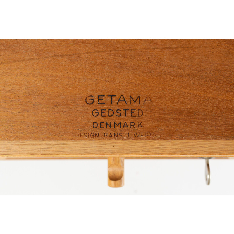 Mesa de carvalho Vintage "Ge 125" de Hans J. Wegner para Getama, Dinamarca 1970