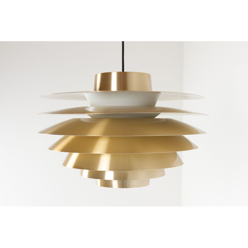 Danish vintage Verona pendant lamp by Svend Middelboe for Nordisk Solar, 1970s