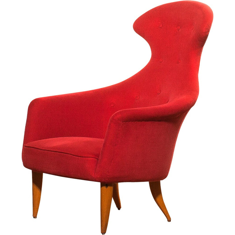 Nordiska Kompaniet Denmark "Stora Eva" chair, Kerstin HÖRLIN-HOLQUIST - 1950s