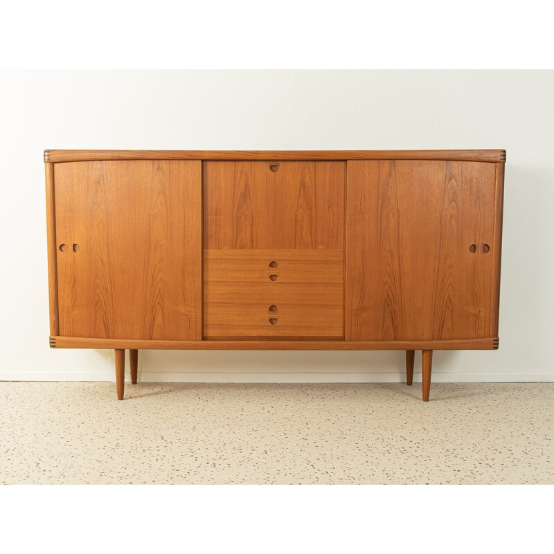 Credenza vintage in teak di H.W. Klein per Bramin, Danimarca 1960