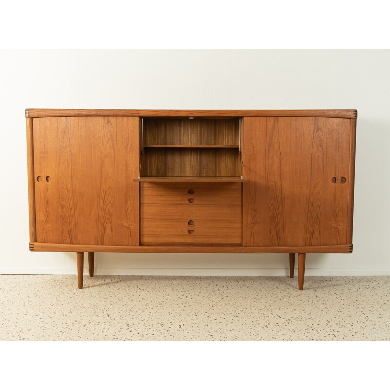 Vintage highboard in teak by H.W. Klein for Bramin, Denmark 1960s