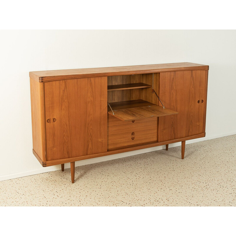 Vintage highboard in teak by H.W. Klein for Bramin, Denmark 1960s