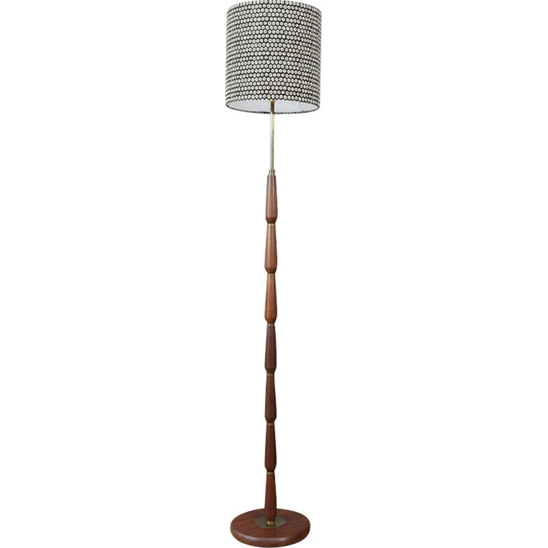 Danish teak floor lamp - 1960s