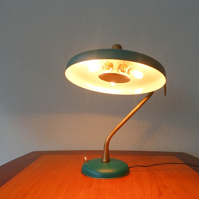 Lampe à poser vintage par Oscar Torlasco pour Lumi Milano, Italie 1950