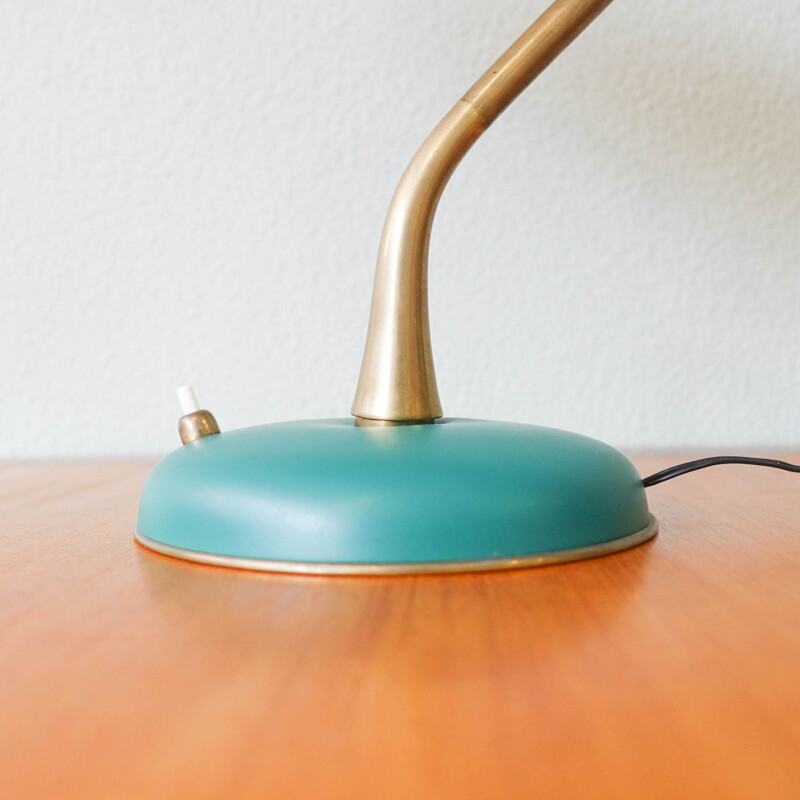 Lampe à poser vintage par Oscar Torlasco pour Lumi Milano, Italie 1950