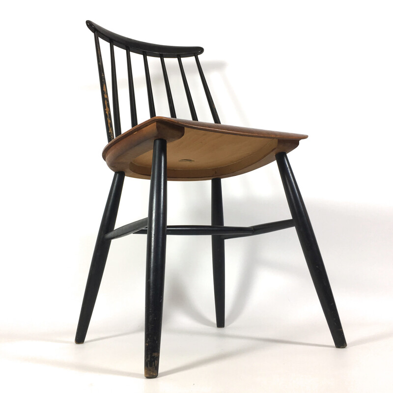 Chaise vintage en bois - 1960