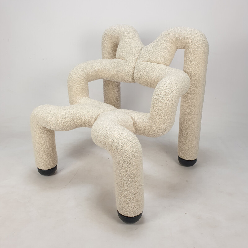 Pair of vintage "Ekstrem" armchairs by Terje Ekstrøm for Varier Stokke, Norway 1984