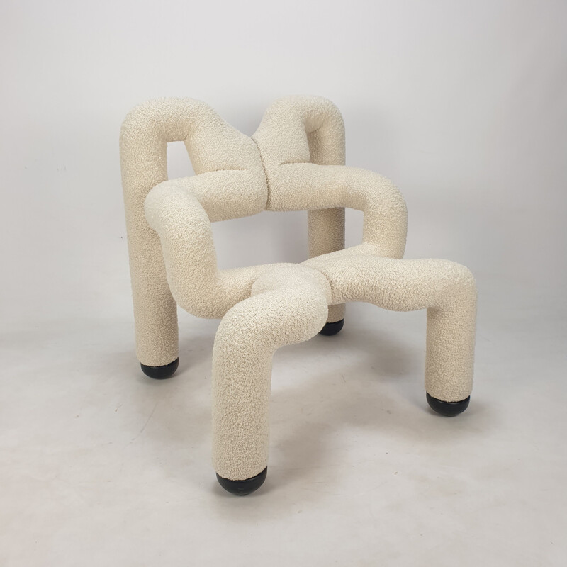 Pair of vintage "Ekstrem" armchairs by Terje Ekstrøm for Varier Stokke, Norway 1984