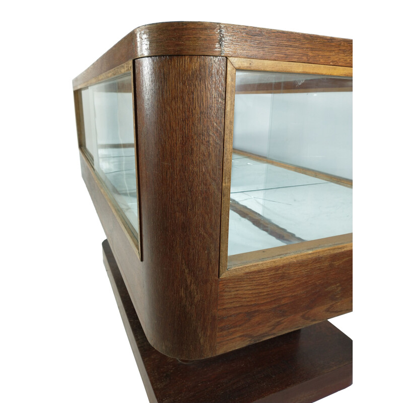 Vintage Art Deco display cabinet, 1940s