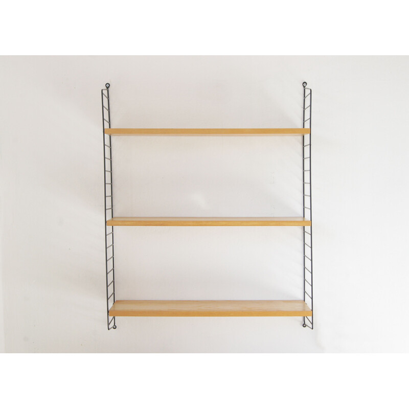 Vintage shelving system by Nisse Strinning and Kajsa for String, 1960