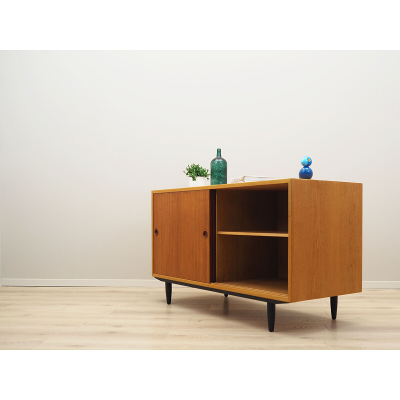 Vintage Scandinavian ashwood highboard by Børge Mogensen for Ab Karl Andersson and Söner, Denmark 1960