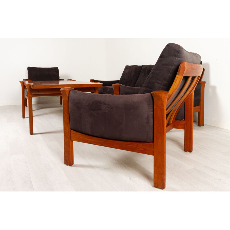 Teak vintage living room set by Arne Vodder for Cado, 1970s