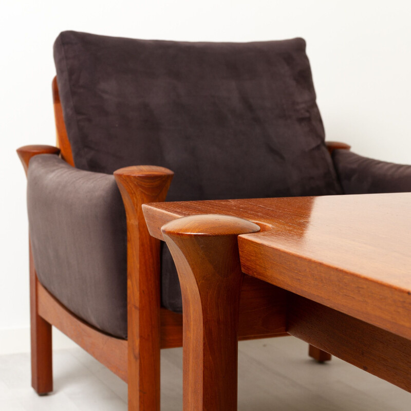 Teak vintage living room set by Arne Vodder for Cado, 1970s