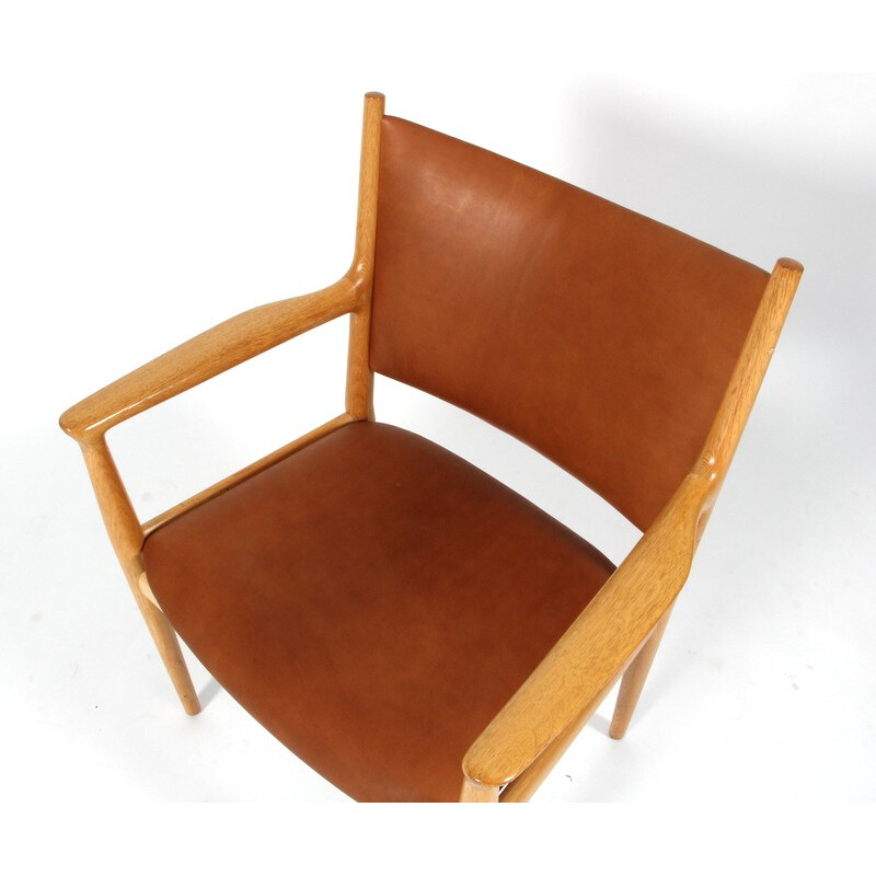 Re-upholstered "JH-513" armchair, Hans J. WEGNER - 1960s