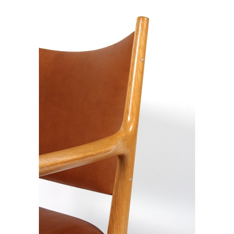 Re-upholstered "JH-513" armchair, Hans J. WEGNER - 1960s