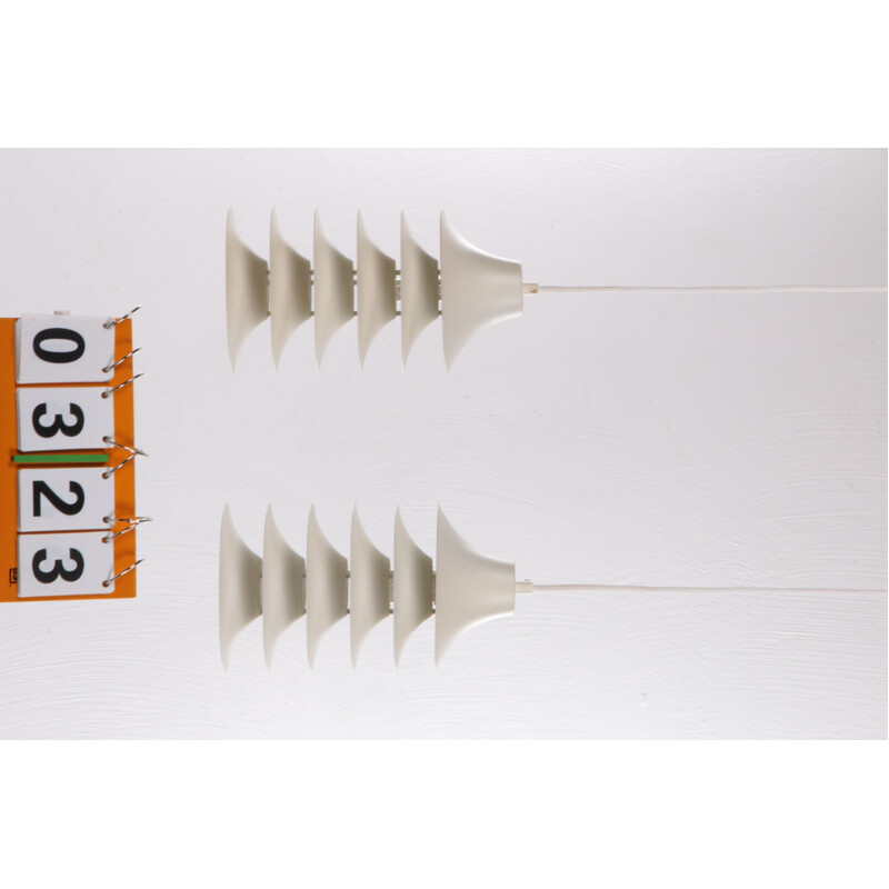 Pair of vintage pendant lamps by Jorgen Gammelgaard for Design Forum, Denmark 1970